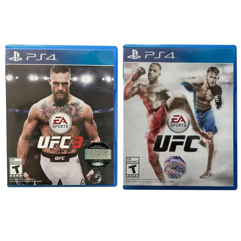 EA Sports UFC + UFC 3 PS4 Game Bundle - Picture 1 of 9